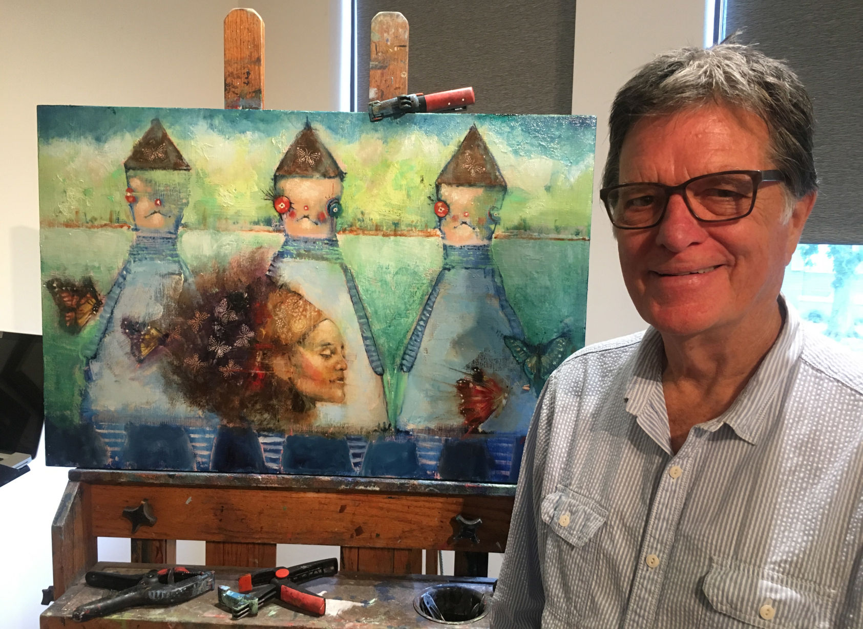 Garland Robinette's new 'Good Juju Doll' paintings